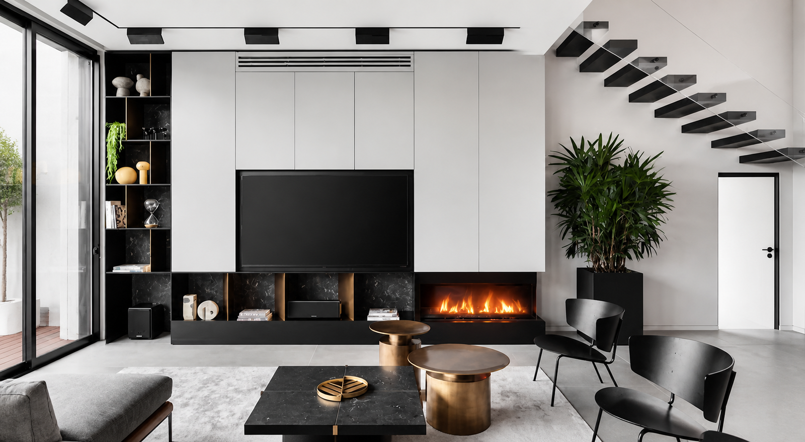 A completed Poshini interior