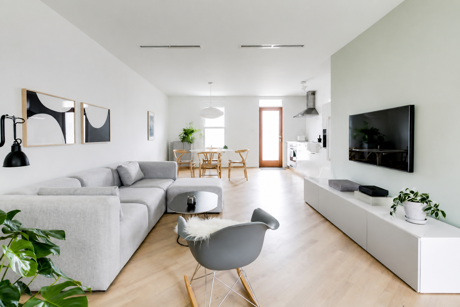 Warm Minimalism living space
